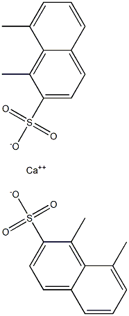 Bis(1,8-dimethyl-2-naphthalenesulfonic acid)calcium salt Struktur