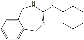 N-Cyclohexyl-4,5-dihydro-1H-2,4-benzodiazepin-3-amine Struktur