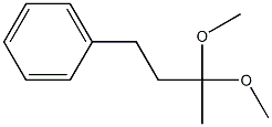 2,2-Dimethoxy-4-phenylbutane Struktur