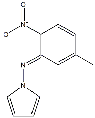 3-Pyrrolizino-4-nitrotoluene Struktur