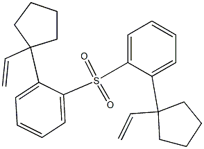 1-Ethenylcyclopentylphenyl sulfone Struktur