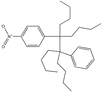 5,6-Dibutyl-5-(4-nitrophenyl)-6-phenyldecane Struktur