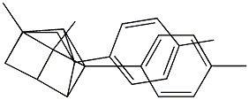 1,5-Bis(4-methylphenyl)-3,4-dimethylpentacyclo[4.4.0.02,5.03,8.04,7]decane Struktur