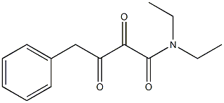 N,N-Diethyl-2,3-dioxo-4-phenylbutanamide Struktur