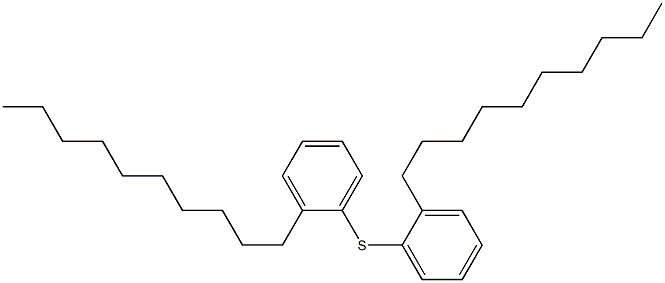 Decylphenyl sulfide Struktur