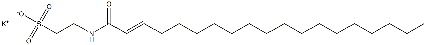 N-(2-Nonadecenoyl)taurine potassium salt Struktur