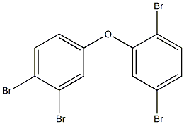 2,5-Dibromophenyl 3,4-dibromophenyl ether Struktur