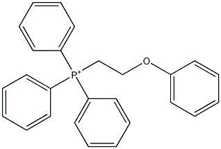 (2-Phenoxyethyl)triphenylphosphonium Struktur