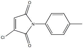 3-Chloro-1-(4-methylphenyl)-1H-pyrrole-2,5-dione Struktur