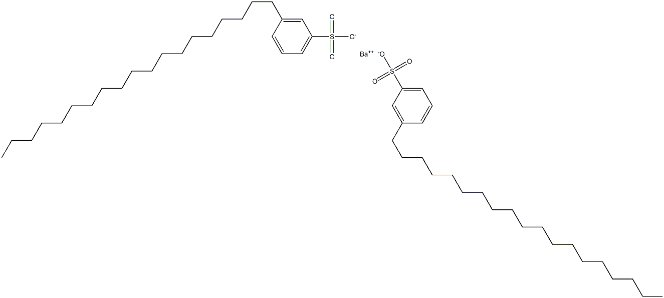 Bis(3-nonadecylbenzenesulfonic acid)barium salt Struktur