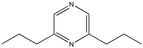 2,6-Dipropylpyrazine Struktur