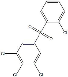 3,4,5-Trichlorophenyl 2-chlorophenyl sulfone Struktur