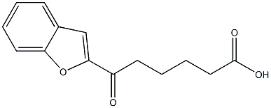 6-(Benzofuran-2-yl)-6-oxohexanoic acid Struktur