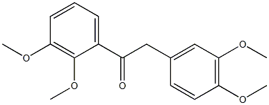 2,3,3',4'-Tetramethoxydeoxybenzoin Struktur