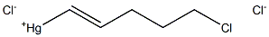(E)-5-Chloro-1-pentenylmercury(II) chloride Struktur