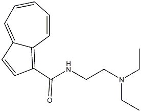 N-[2-(Diethylamino)ethyl]-1-azulenecarboxamide Struktur