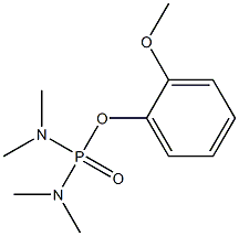 Di(dimethylamino)phosphinic acid (2-methoxyphenyl) ester Struktur