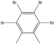 1,2,3,4-Tetrabromo-5,6-dimethylbenzene Struktur