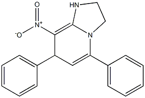 5-Nitro-2,4-diphenyl-1,7-diazabicyclo[4.3.0]nona-2,5-diene Struktur