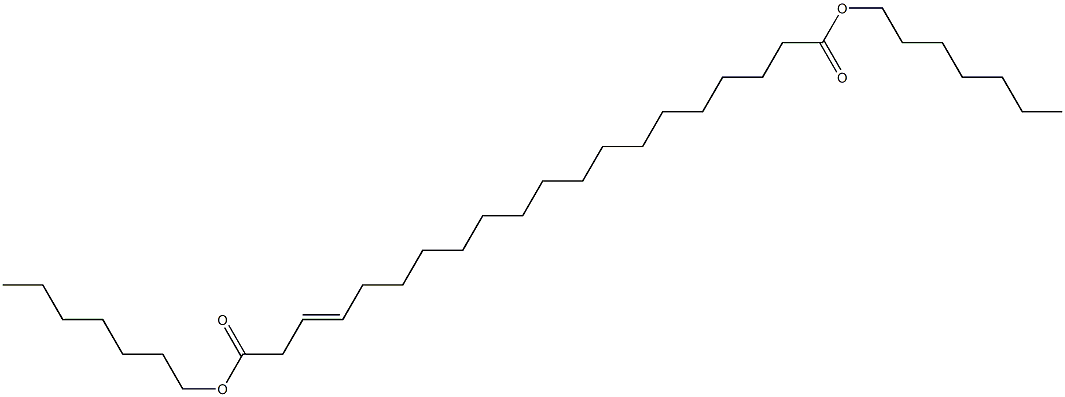 3-Icosenedioic acid diheptyl ester Struktur