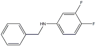 N-(3,4-Difluorophenyl)benzenemethanamine Struktur