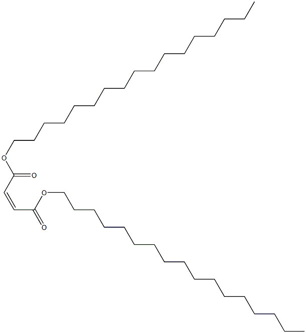 Maleic acid diheptadecyl ester Struktur