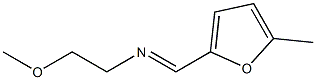 N-[(5-Methylfuran-2-yl)methylene]-2-methoxyethanamine Struktur