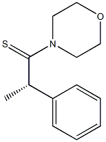 (+)-4-[(S)-2-Phenyl-1-thiopropyl]morpholine Struktur