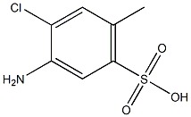 3-Amino-4-chloro-6-methylbenzenesulfonic acid Struktur