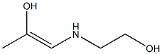 1-[(2-Hydroxyethyl)amino]-1-propen-2-ol Struktur