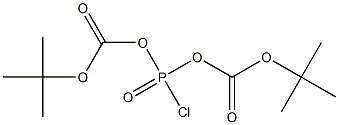 Chlorophosphonic acid bis(tert-butoxyoxomethyl) ester Struktur