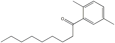 1-(2,5-Dimethylphenyl)nonane-1-one Struktur