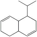 1,2,4a,5,6,8a-Hexahydro-1-isopropylnaphthalene Struktur