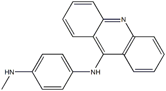 N-[4-(Methylamino)phenyl]-9-acridinamine Struktur