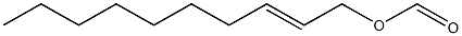 Formic acid 2-decenyl ester Struktur
