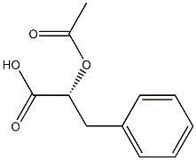 (2R)-2-Acetoxy-3-phenylpropanoic acid Struktur