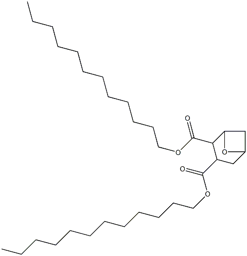 7-Oxabicyclo[3.1.1]heptane-2,3-dicarboxylic acid didodecyl ester Struktur