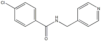 N-(4-Pyridinylmethyl)-4-chlorobenzamide Struktur