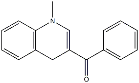 1-Methyl-3-benzoyl-1,4-dihydroquinoline Struktur