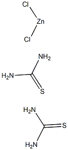 Dichlorobis(thiourea)zinc Struktur