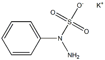 1-Phenylhydrazine-1-sulfonic acid potassium salt Struktur