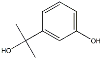 m-(1-Hydroxy-1-methylethyl)phenol Struktur