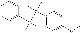 2,3-Dimethyl-2-(4-methoxyphenyl)-3-phenylbutane Struktur