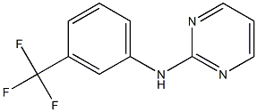 2-[3-(Trifluoromethyl)phenyl]aminopyrimidine Struktur