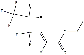 (Z)-2,4,4,5,5,6,6,6-Octafluoro-2-hexenoic acid ethyl ester Struktur