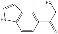 2-Hydroxy-1-(1H-indol-5-yl)ethanone Struktur