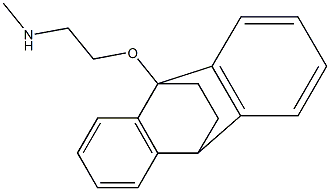 9-(2-Methylaminoethoxy)-9,10-dihydro-9,10-ethanoanthracene Struktur