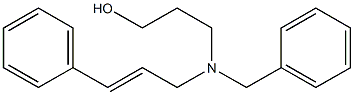 3-[(3-Phenylallyl)(benzyl)amino]-1-propanol Struktur