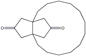 (Hexahydro-3a,6a-dodecanopentalene)-2,5-dione Struktur