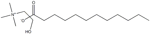 Choline dodecanoate Struktur